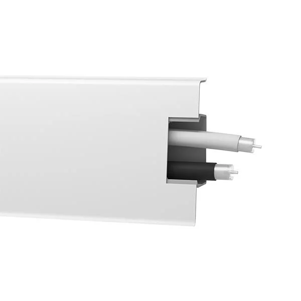 Lišta soklová PVC Arbiton MACK Biela matná 40 2,5m výška 60 mm