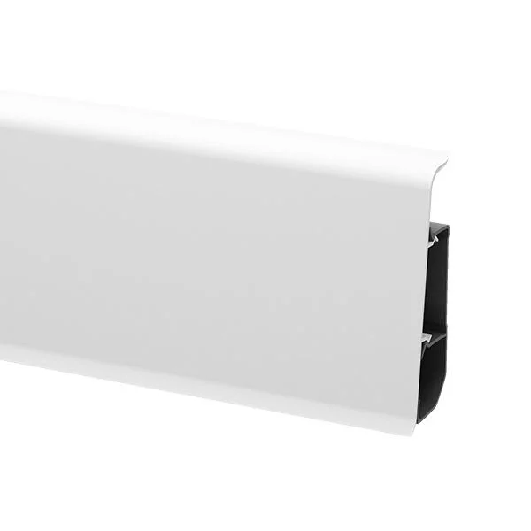 Lišta soklová PVC Arbiton INDO Biela matná 40 2,5m výška 70 mm