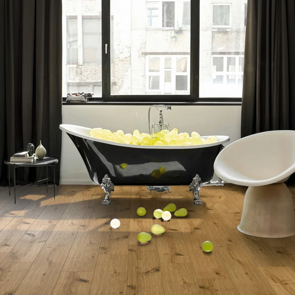Parador Trendtime 8 Dub Savanna 1751111 fa padló a fürdőszobában