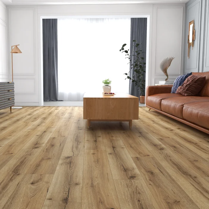 SolidStepADVANCE Natural Dub Fumero ST1003 kompozit padló a nappaliban