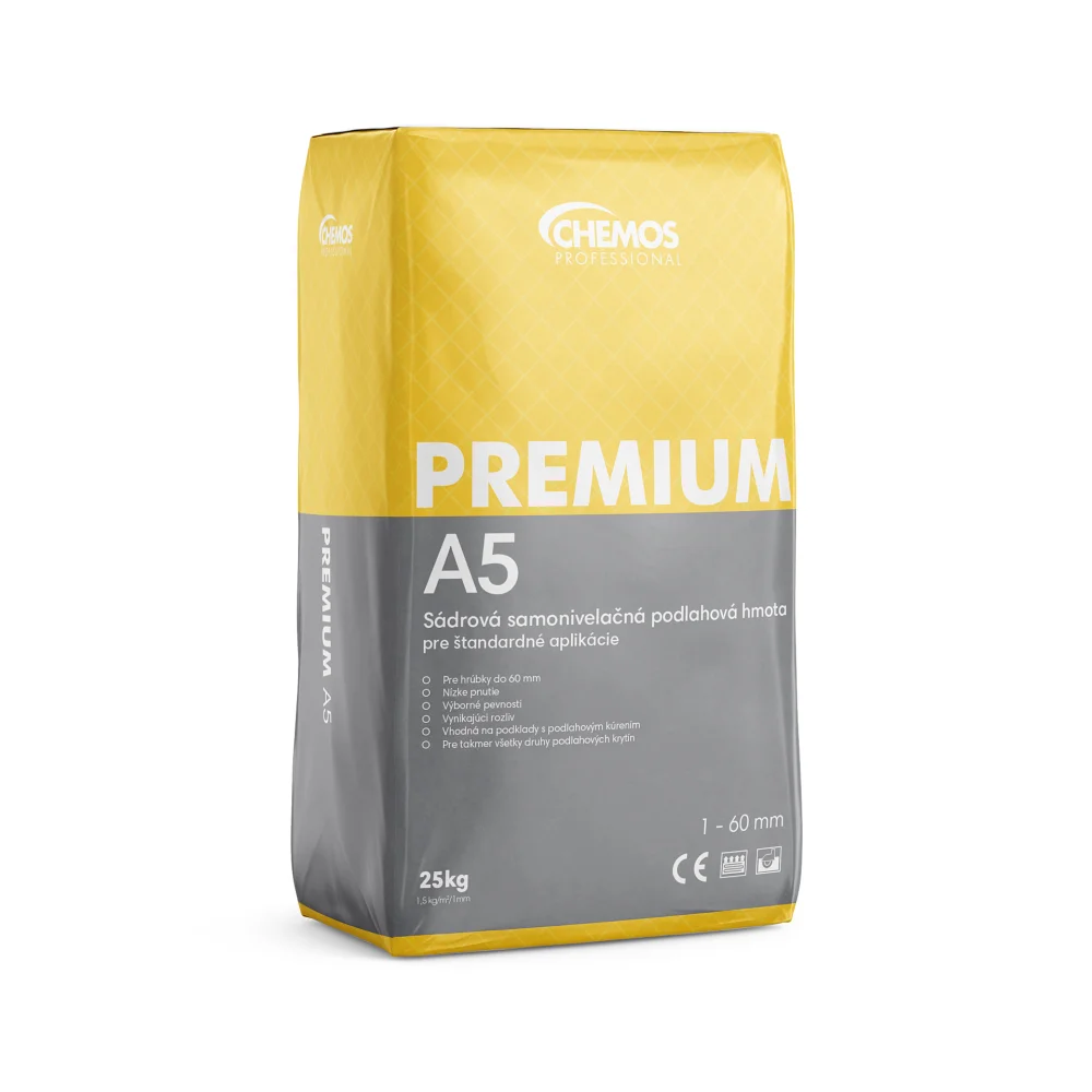 Chemos Premium A5 self-levelling gypsum floor compound, 25 kg